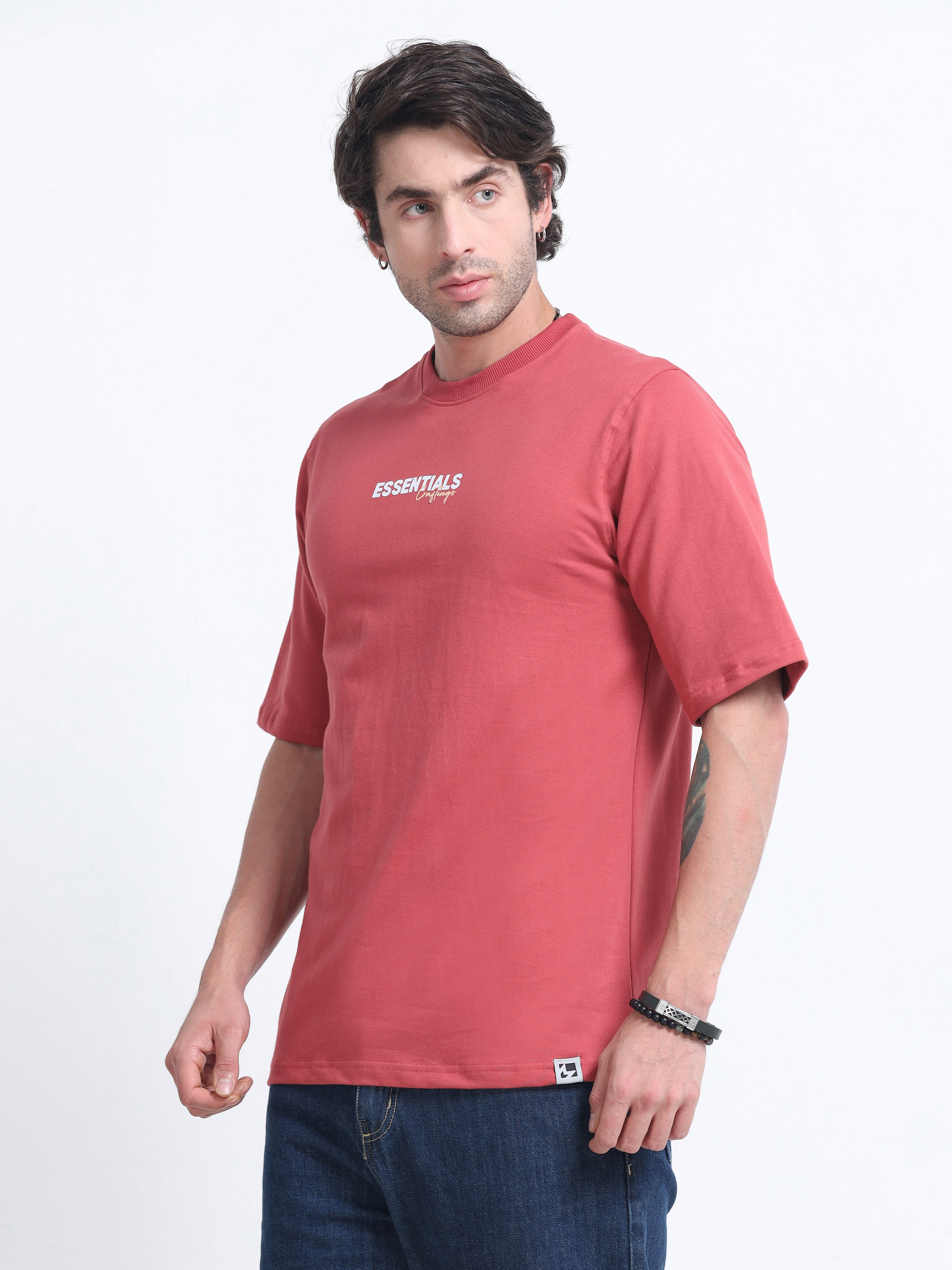 relaxed fit tshirt coffee brown (copy)
