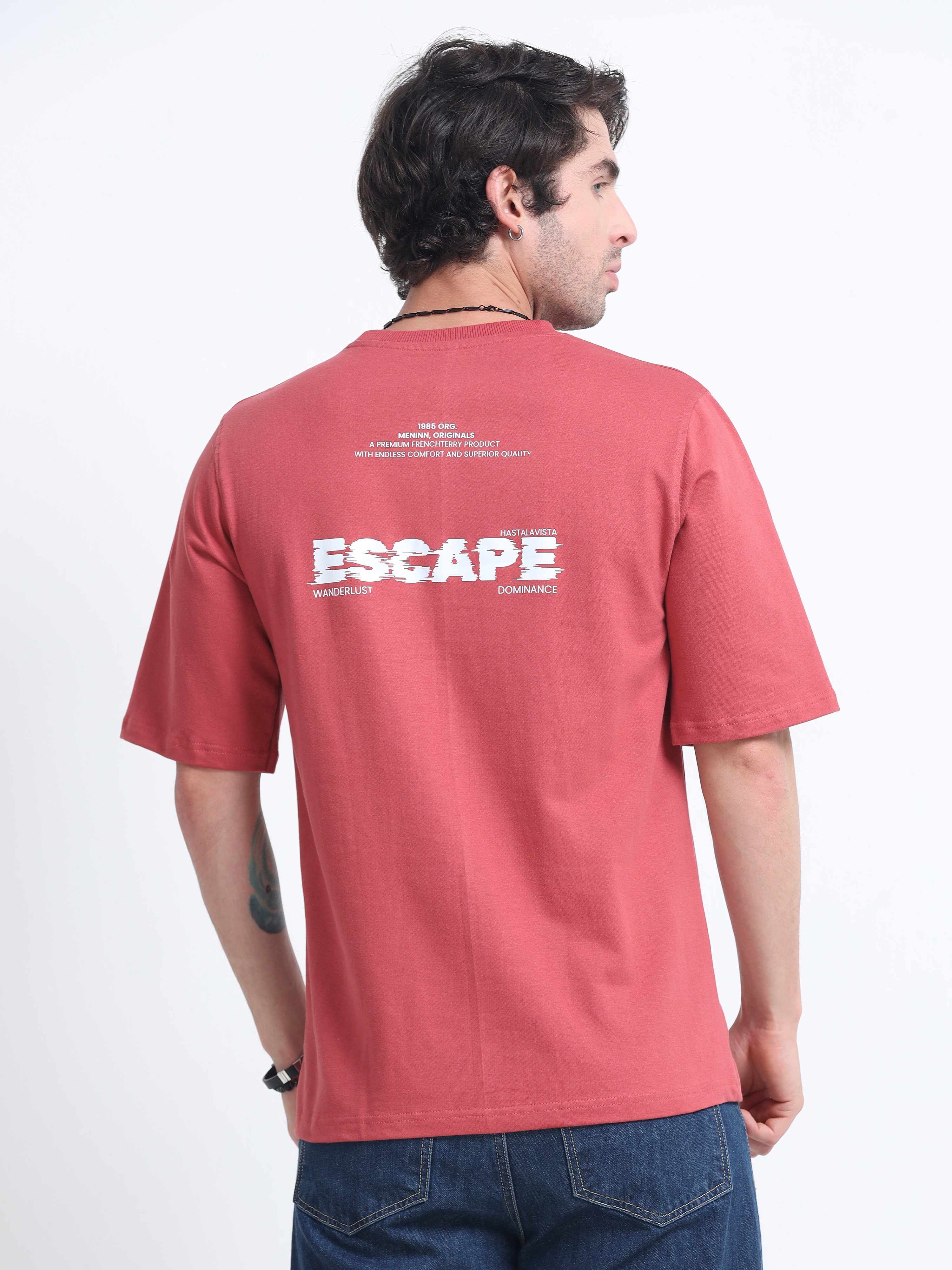 relaxed fit tshirt coffee brown (copy)