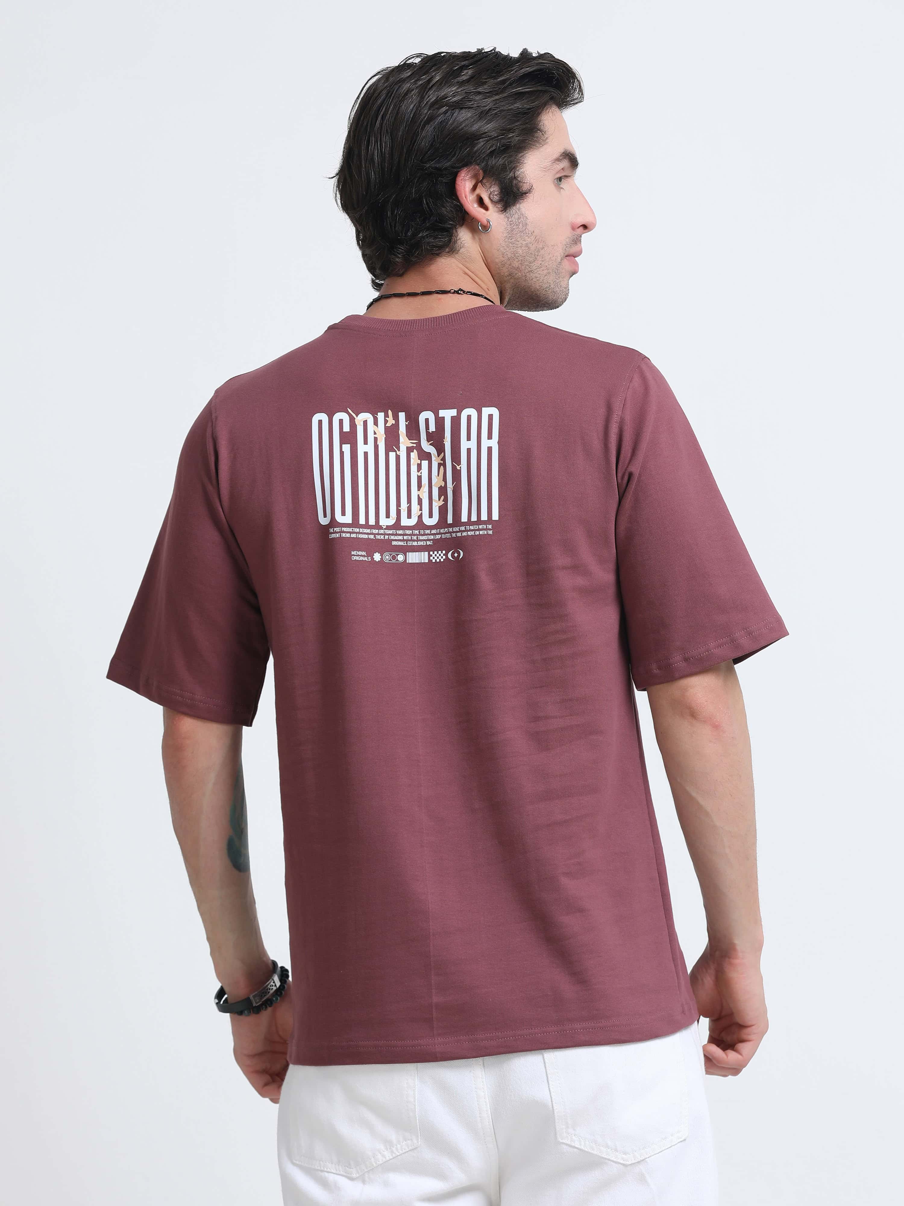 relaxed fit tshirt grape