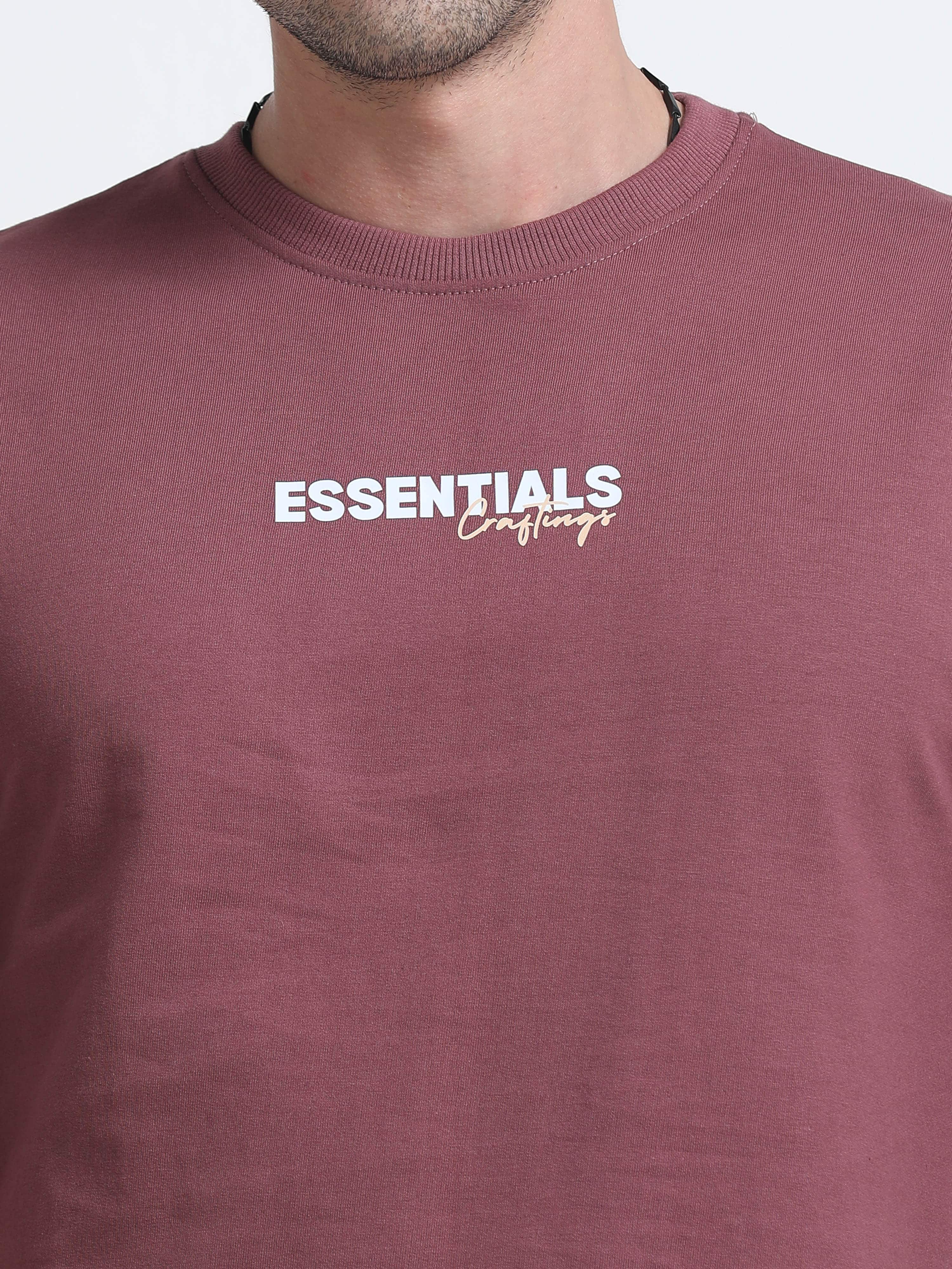 relaxed fit tshirt grape