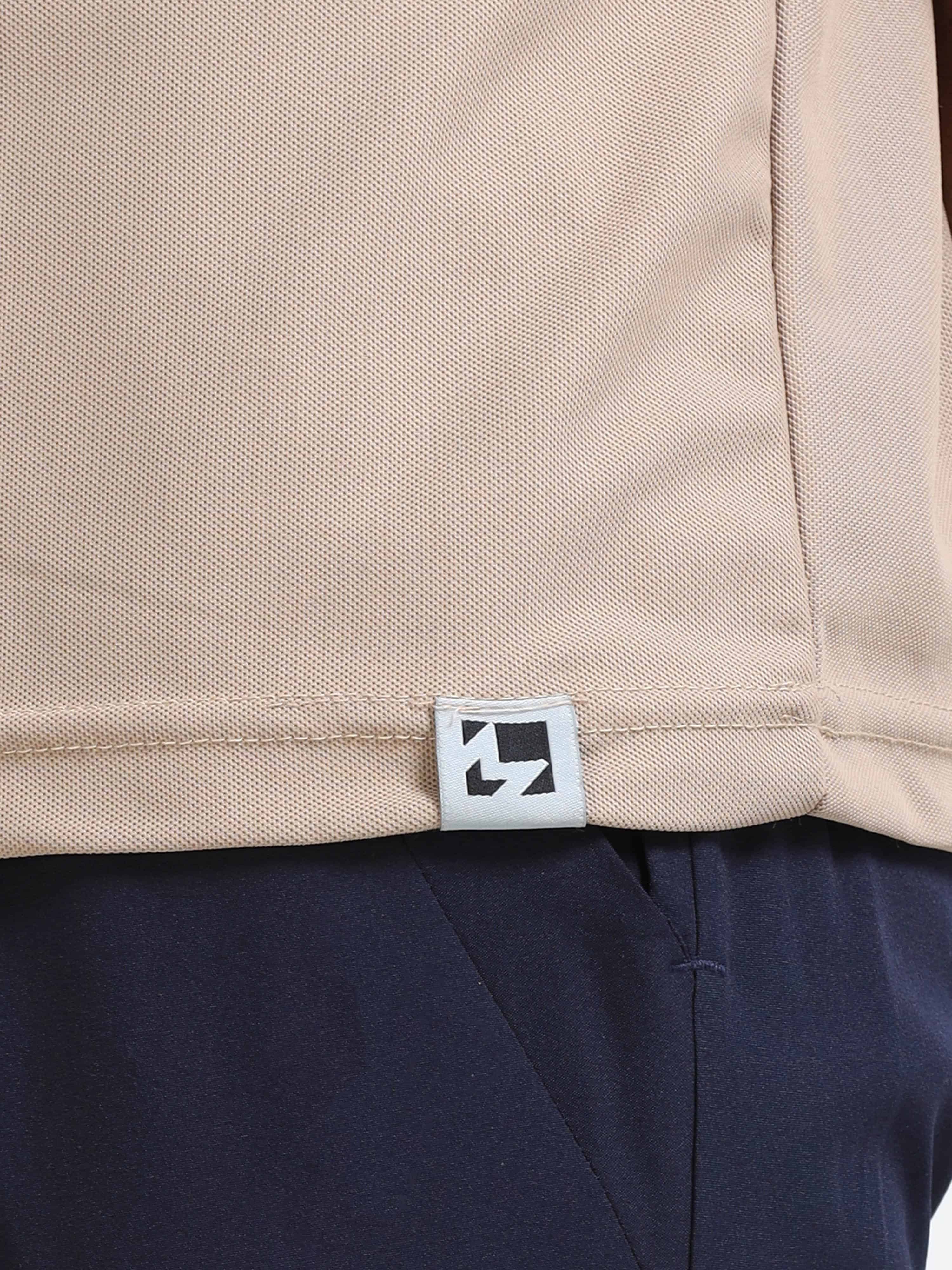 polo tshirt beige