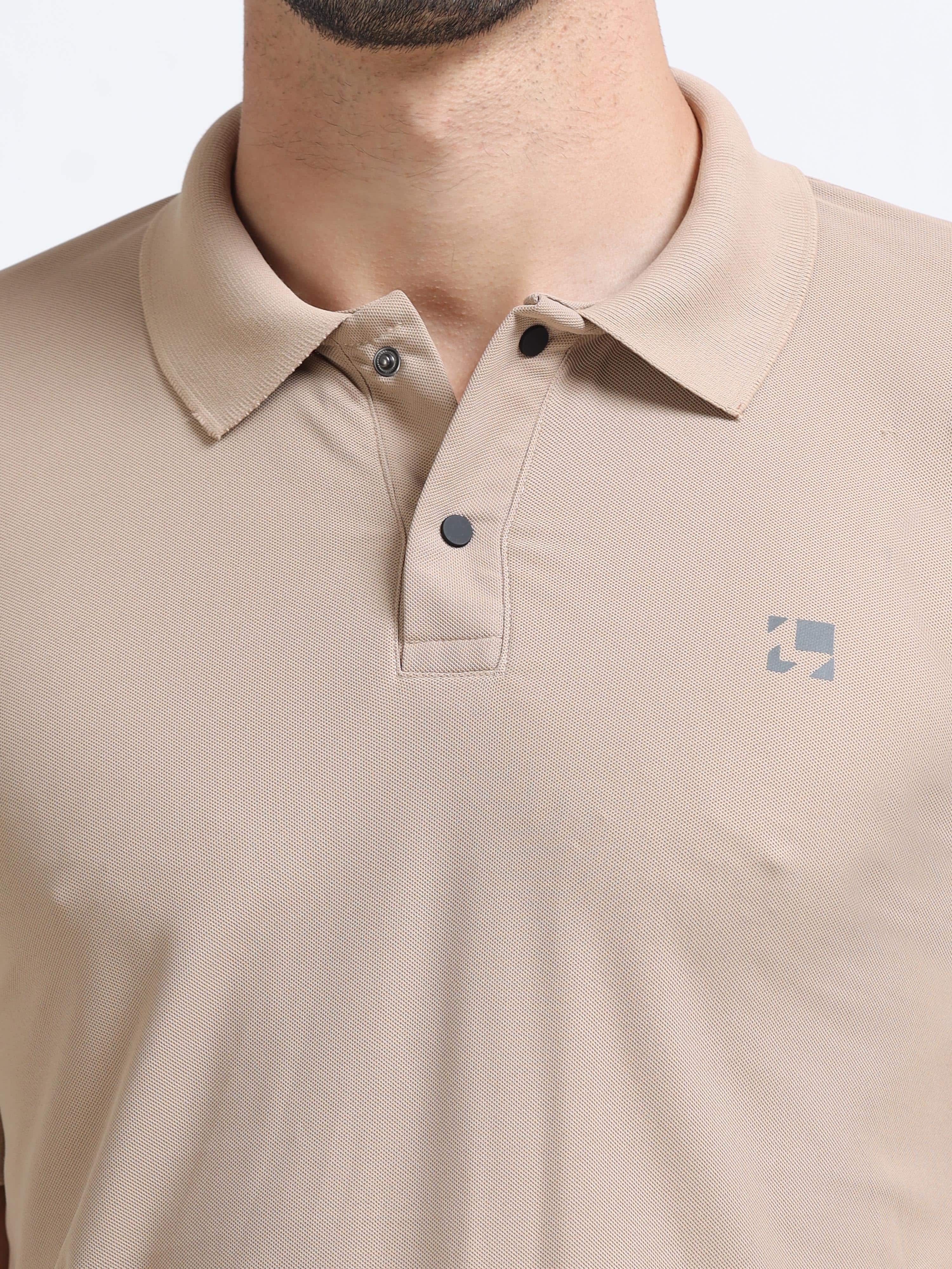 polo tshirt beige